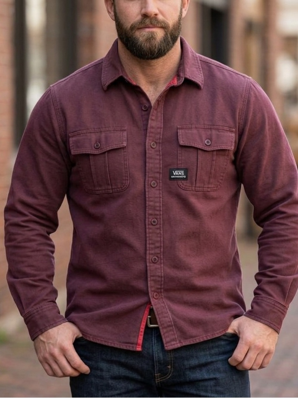 Vans | Men’s Flannel Button Down Long Sleeve Shirt | Size Small